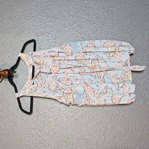 Miss Me Cold Shoulder Floral Blouse